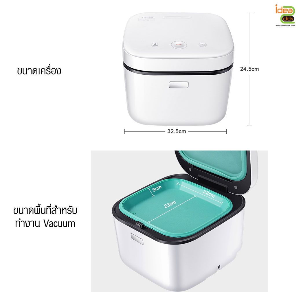 ALL IN ONE Machine เครื่องระบบสูญญากาศ และระบบรีดร้อน Heat Press พิมพ์ภาพลงวัสดุในตัวเดียวกัน