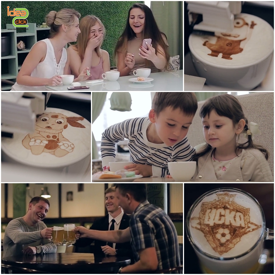 Coffee Printer เครื่องพิมพ์ภาพบนฟองนม