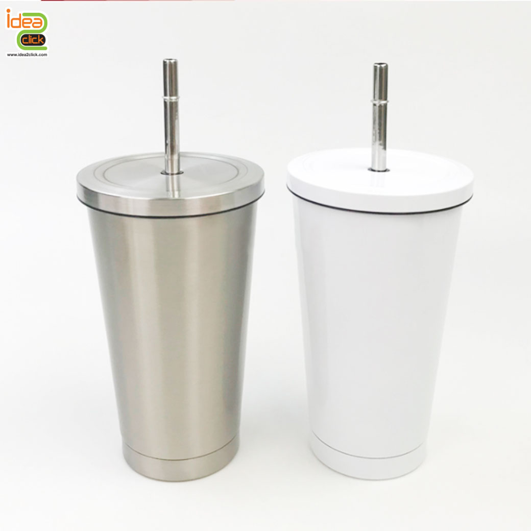 แก้วสแตนเลสทรง Starbuck Stainless Cup 16 oz. พิมพ์ภาพได้