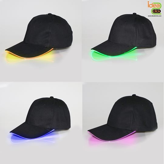 หมวกแก๊ปปีกไฟ LED NEON CAP
