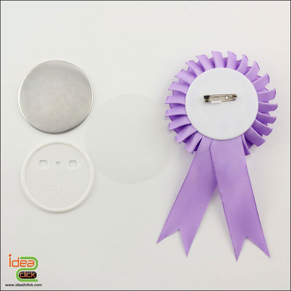 โบว์เข็มกลัด 44 mm.