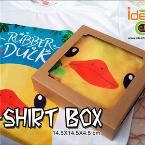 T-SHIRT BOX กล่องรักษ์โลกสีน้ำตาล สำหรับใส่เสื้้อ
