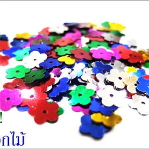 ฟอยด์รูปดอกไม้ ไว้ผสมกับเรซิ่นเคลือบนูน