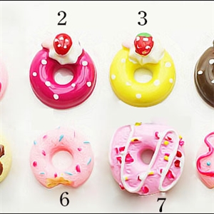 อุปกรณ์ตกแต่งเคสเรซิ่น - โดนัท