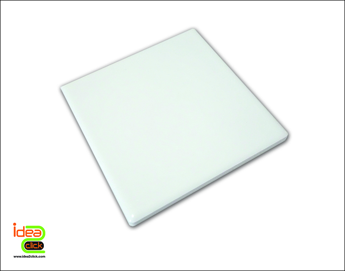 CERAMIC MUG COASTER แผ่นรองแก้วน้ำเนื้อเซรามิกทรงสี่เหลี่ยมจัตุรัส