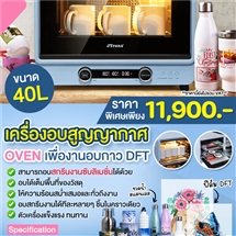 เครื่องอบสูญญากาศ OVEN 40L เพื่องานอบกาว DFT
