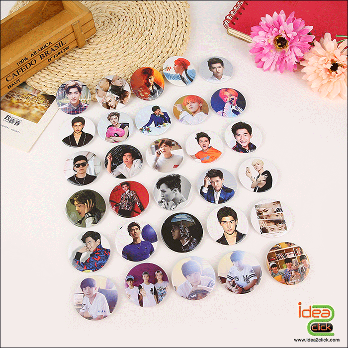 อะไหล่เข็มกลัดทรงกลม 25 mm.