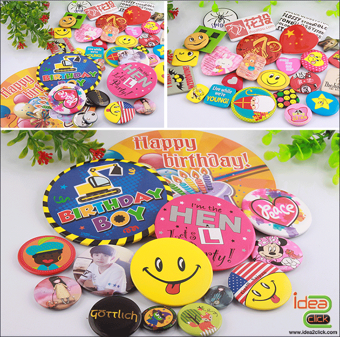 อะไหล่เข็มกลัดทรงกลม 75 mm.