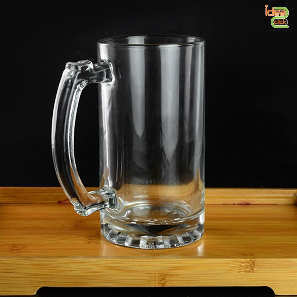แก้วเบียร์แบบใส พิมพ์ภาพได้