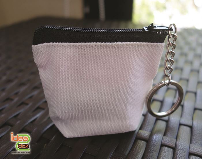 กระเป๋าผ้าจิ๋วใส่เหรียญ พิมพ์ภาพ