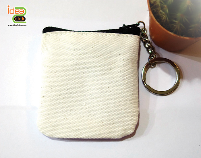 กระเป๋าผ้าจิ๋วทรงสี่เหลี่ยมขอบเว้ามน