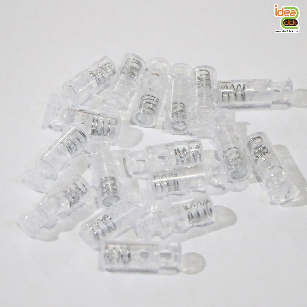 Stoper สปริง 2 รู  ใช้สำหรับปรับสายคล้องหูของหน้ากาก