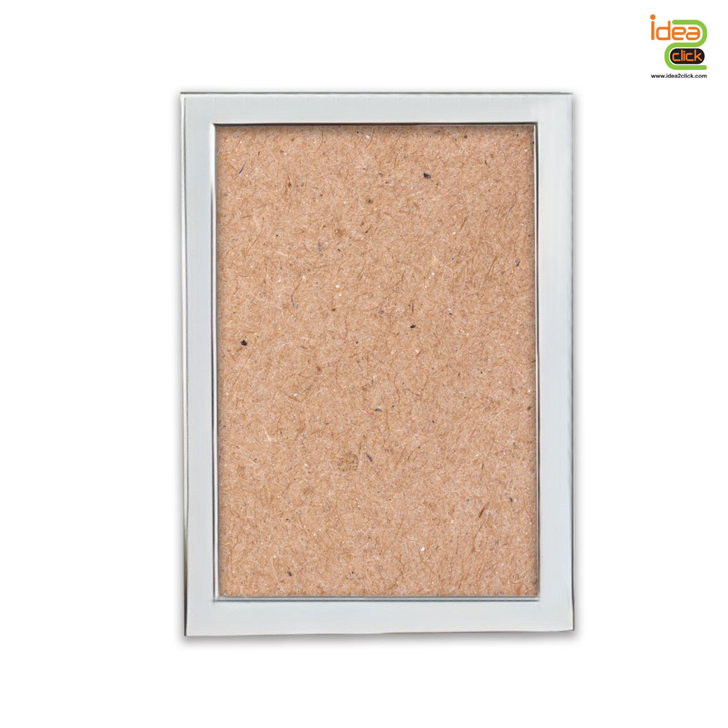 กรอบรูปจิ๊กซอว์ขอบสีเงิน พิมพ์ภาพ 