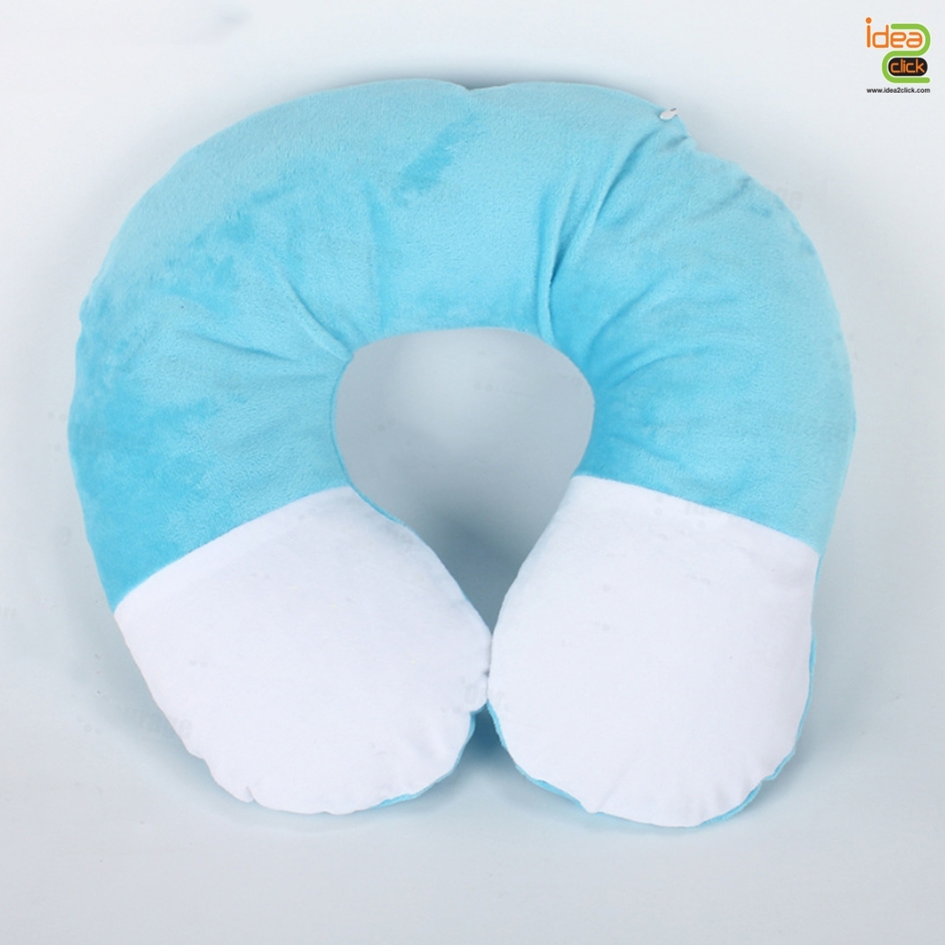 หมอนรองคอผ้ากำมะหยี่ขนสั้น พิมพ์ภาพได้