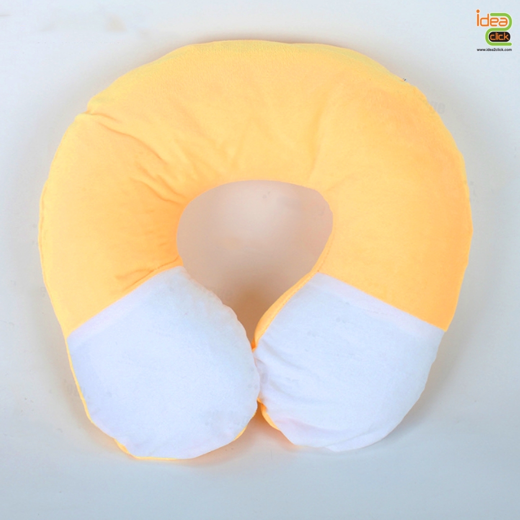 หมอนรองคอผ้ากำมะหยี่ขนสั้น พิมพ์ภาพได้