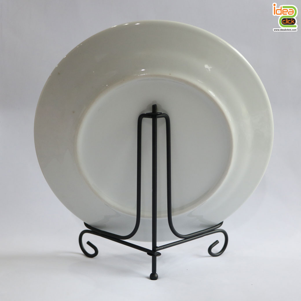 ขาตั้งจานเหล็ก สวยงาม แข็งเเรงทานทาน