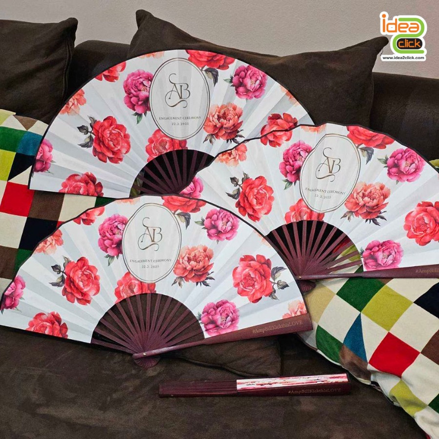 พัดจีน พิมพ์ภาพได้