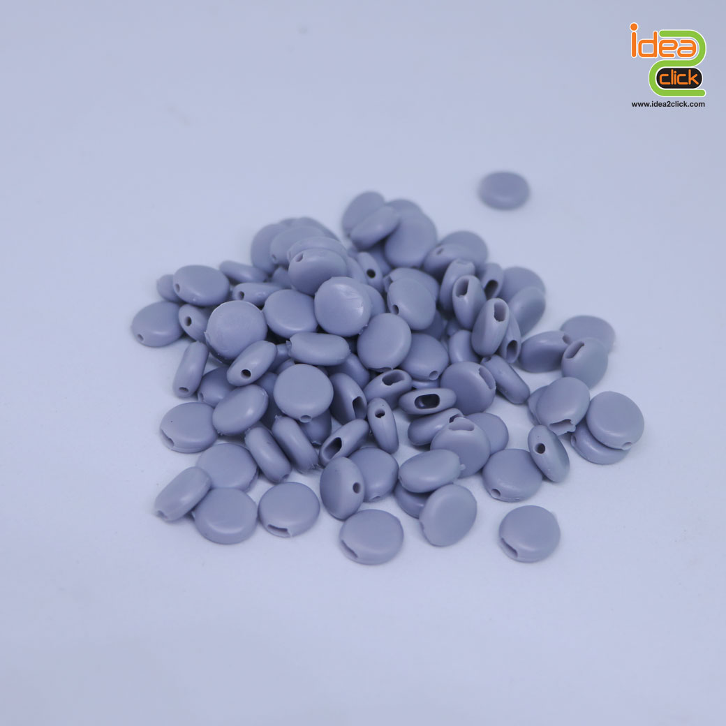 ตัว Stopper วงกลม (ซิลิโคน) ใช้สำหรับปรับสายคล้องหูของหน้ากาก