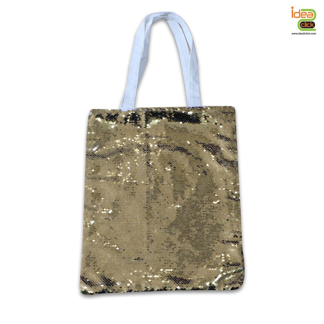 กระเป๋าสะพายเลื่อม พิมพ์ภาพได้ 2 ด้าน