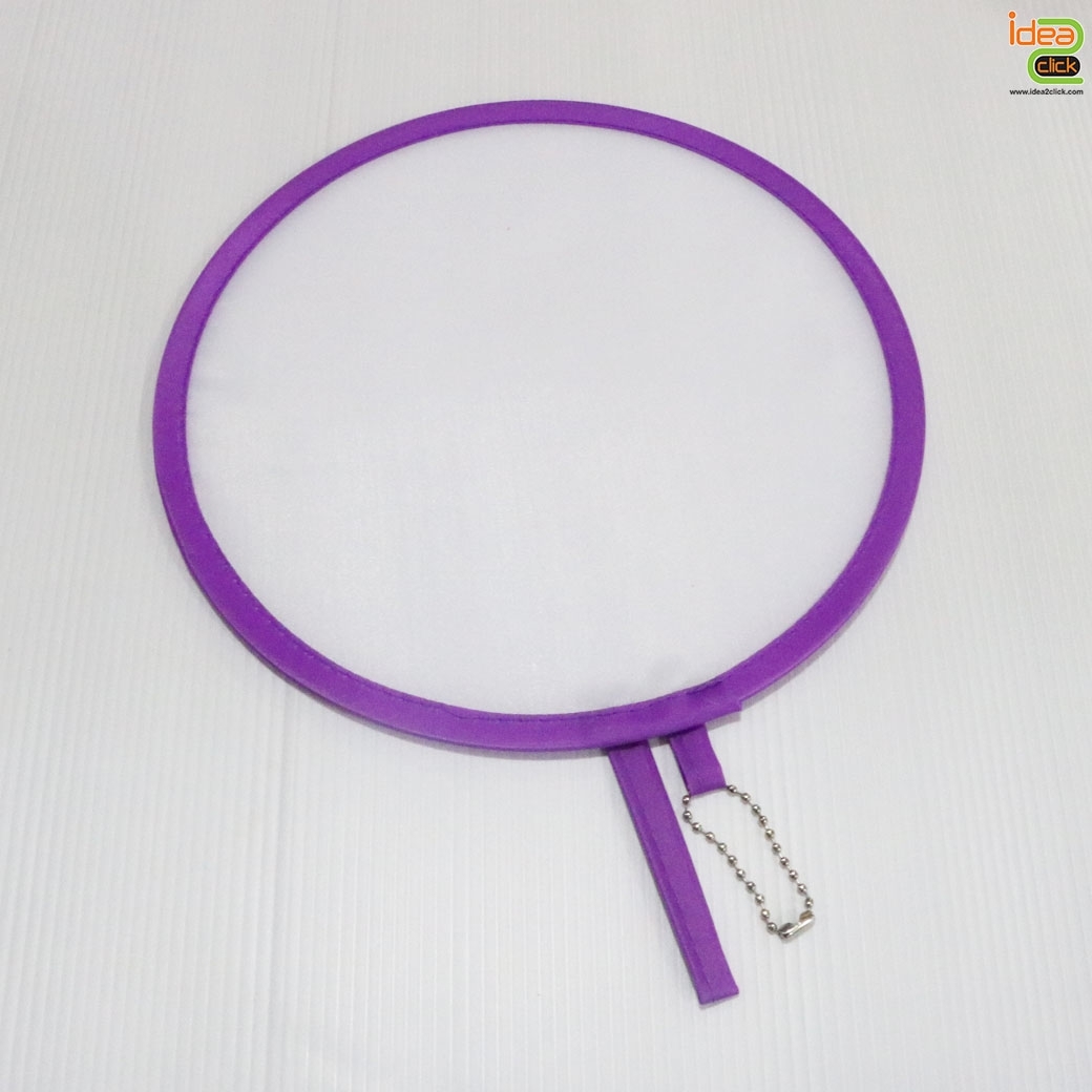 พัดสปริงวงกลม พิมพ์ภาพได้