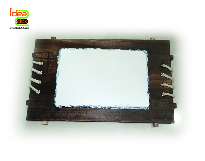 WOODEN FRAME กรอบรูปไม้-หินอ่อนแบบแขวน พิมพ์ภาพได้