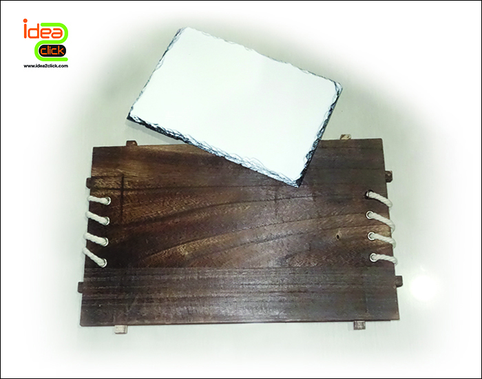 WOODEN FRAME กรอบรูปไม้-หินอ่อนแบบแขวน พิมพ์ภาพได้