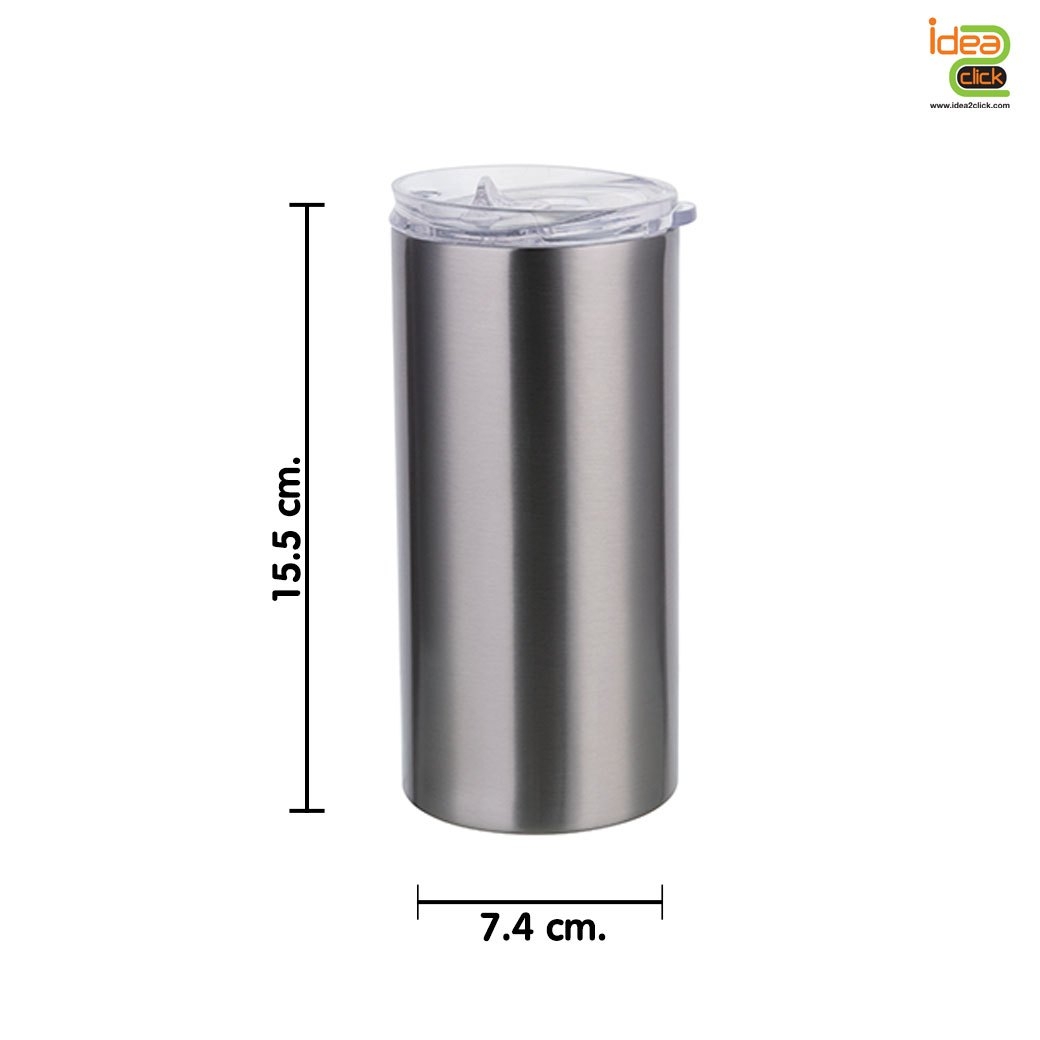 กระบอกสแตนเลสเก็บความร้อน-เย็น 480 ml. พิมพ์ภาพได้