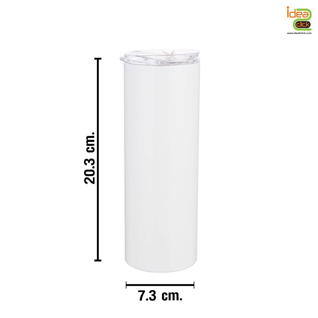 กระบอกสแตนเลสเก็บความร้อน-เย็น 600 ml. พิมพ์ภาพได้