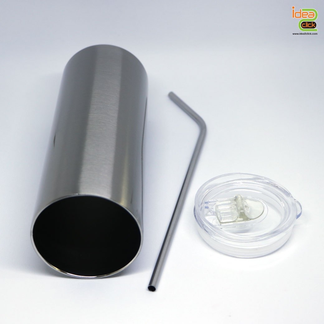 กระบอกสแตนเลสเก็บความร้อน-เย็น 600 ml. พิมพ์ภาพได้