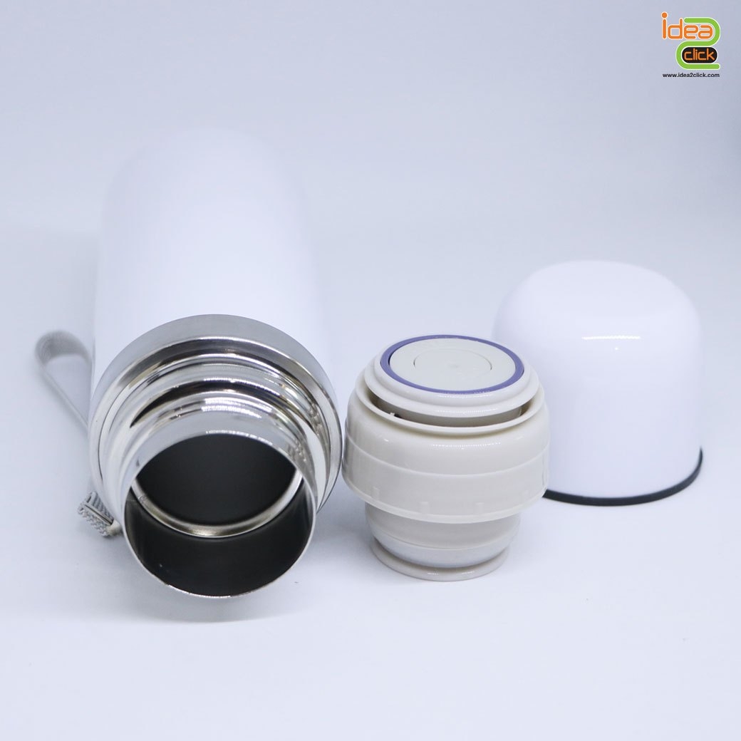 กระบอกสแตนเลสพร้อมสายคล้อง พิมพ์ภาพได้