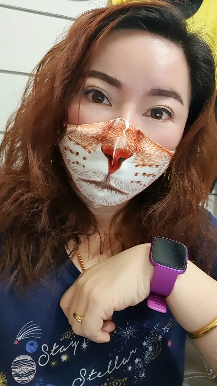 ชุดธุรกิจ สกรีนหน้ากากผ้า Mask Face Set