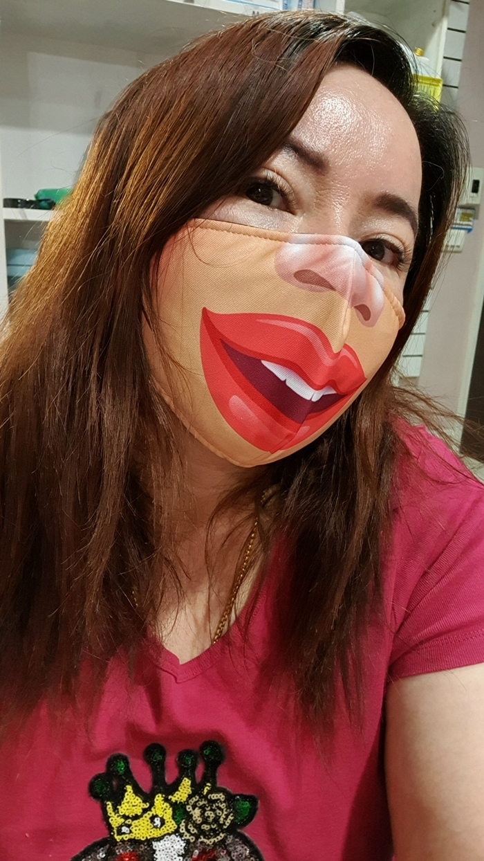 ชุดธุรกิจ สกรีนหน้ากากผ้า Mask Face Set