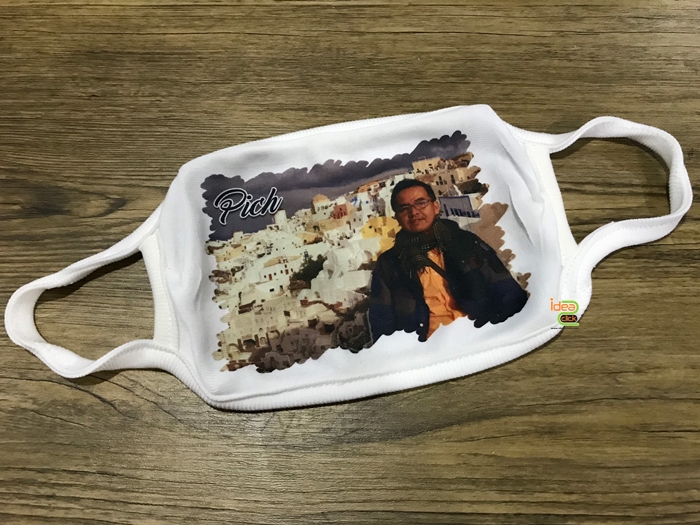 ชุดธุรกิจ สกรีนหน้ากากผ้า Mask Face Set