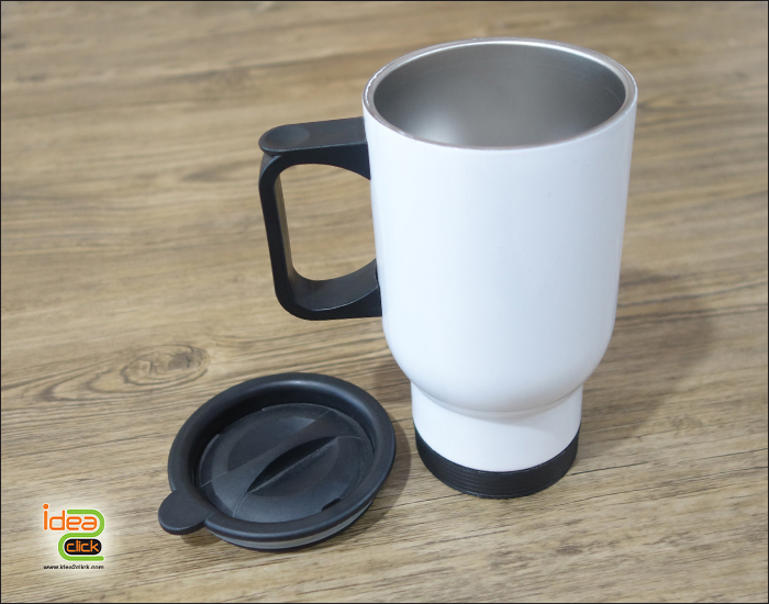 แก้วเก็บความร้อนและความเย็นพิมพ์ภาพได้ Stainless Steel Travel Mug