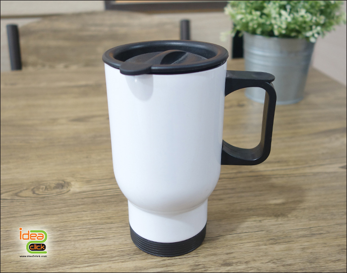 แก้วเก็บความร้อนและความเย็นพิมพ์ภาพได้ Stainless Steel Travel Mug