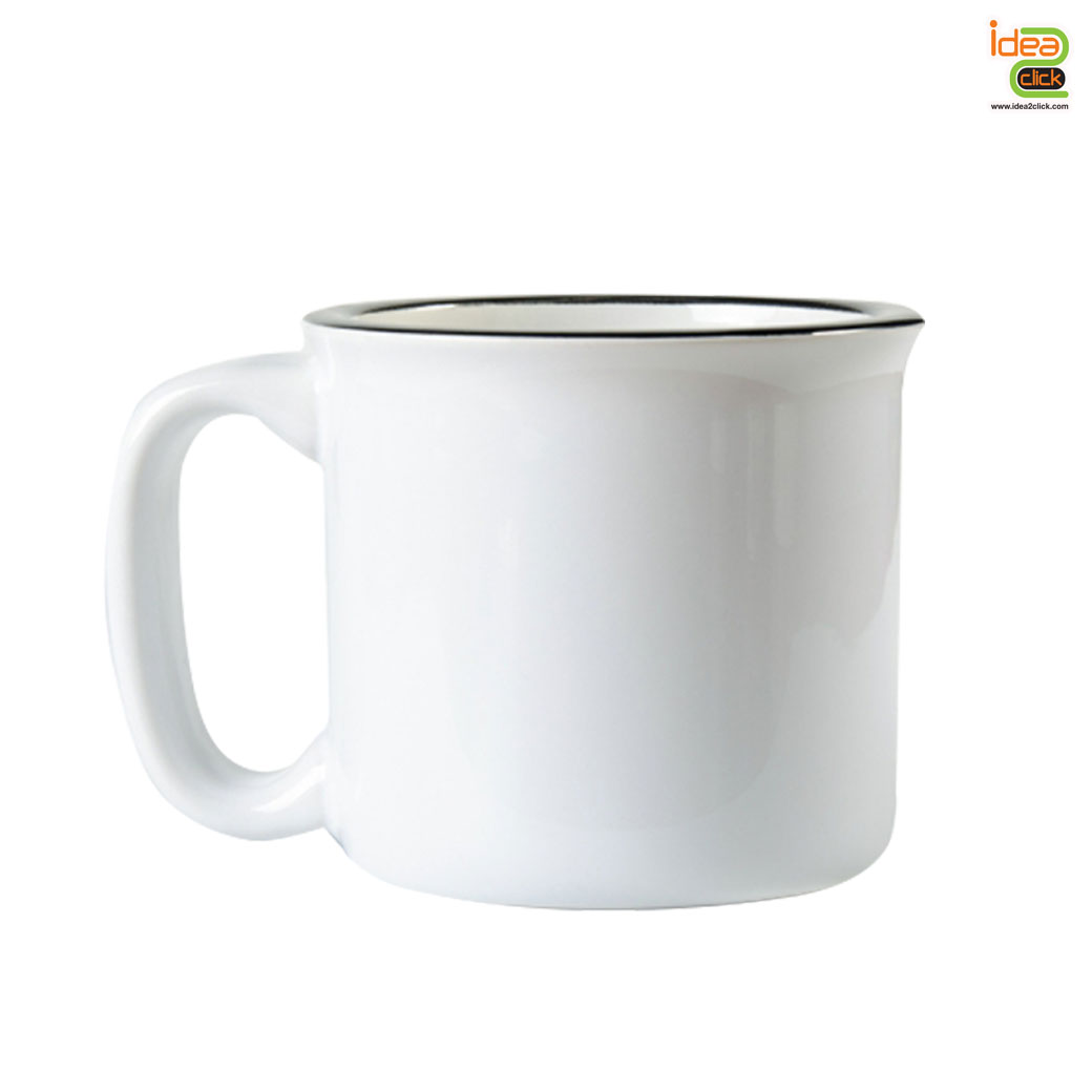 Ceramic Enamel mug แก้วเซรามิค 13 oz. พิมพ์ภาพได้คมชัด