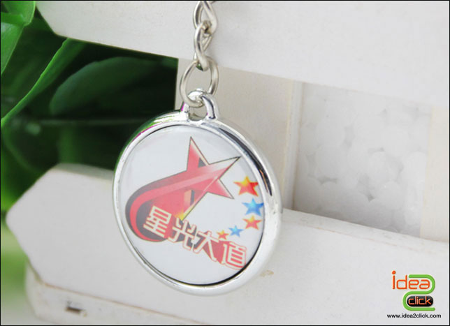 พวงกุญแจ 25 mm. ใส่ภาพได้ด้านเดียว