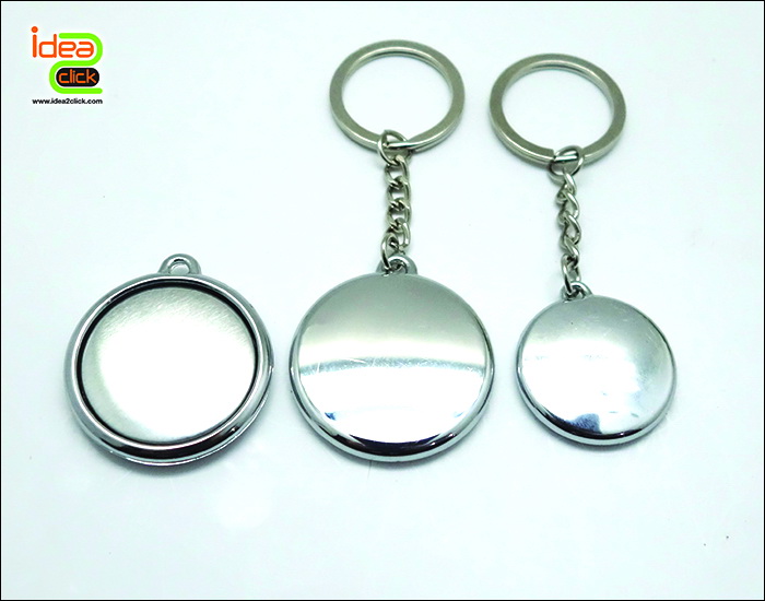 พวงกุญแจ 25 mm. ใส่ภาพได้ด้านเดียว