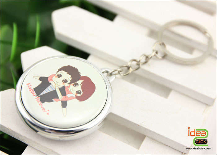 พวงกุญแจ 32 mm. ใส่ภาพได้ 2 ด้าน