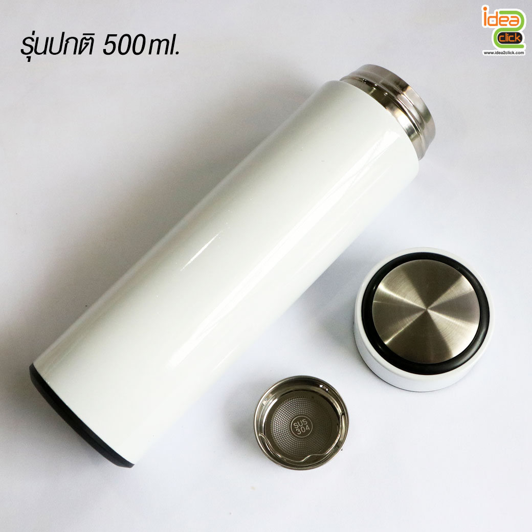 กระบอกน้ำสแตนเลสพร้อมที่กรองชา