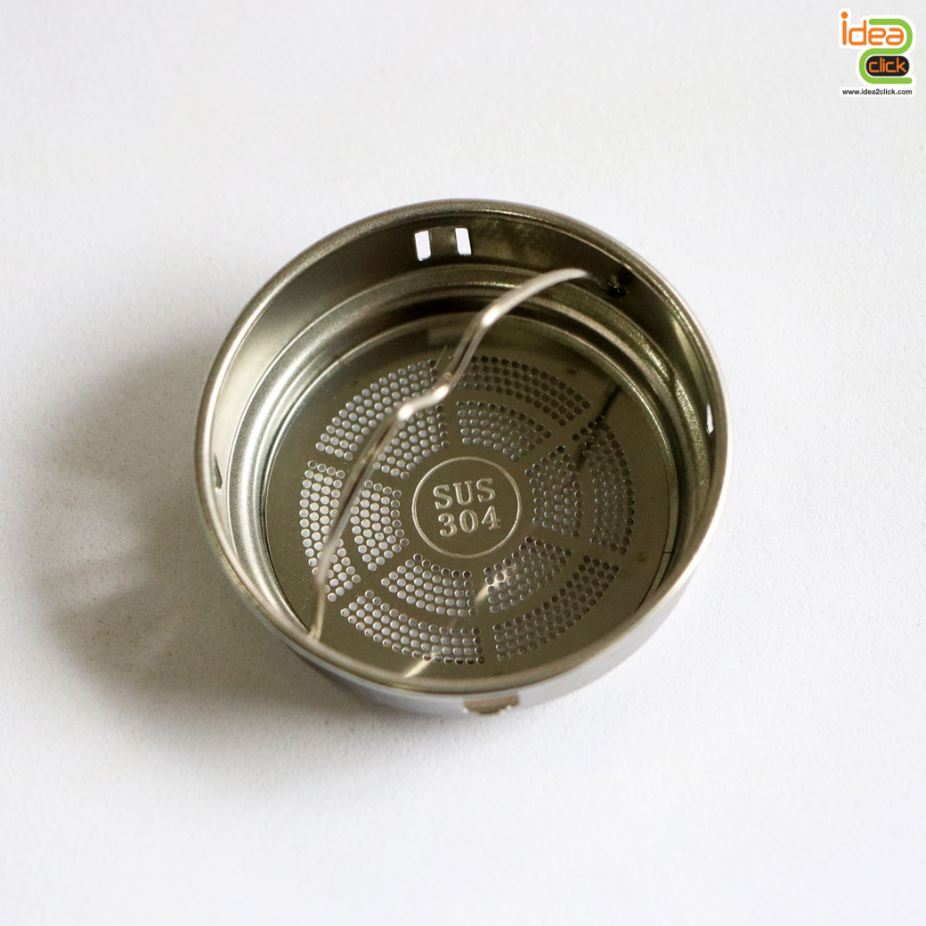 กระบอกน้ำสแตนเลสพร้อมที่กรองชา