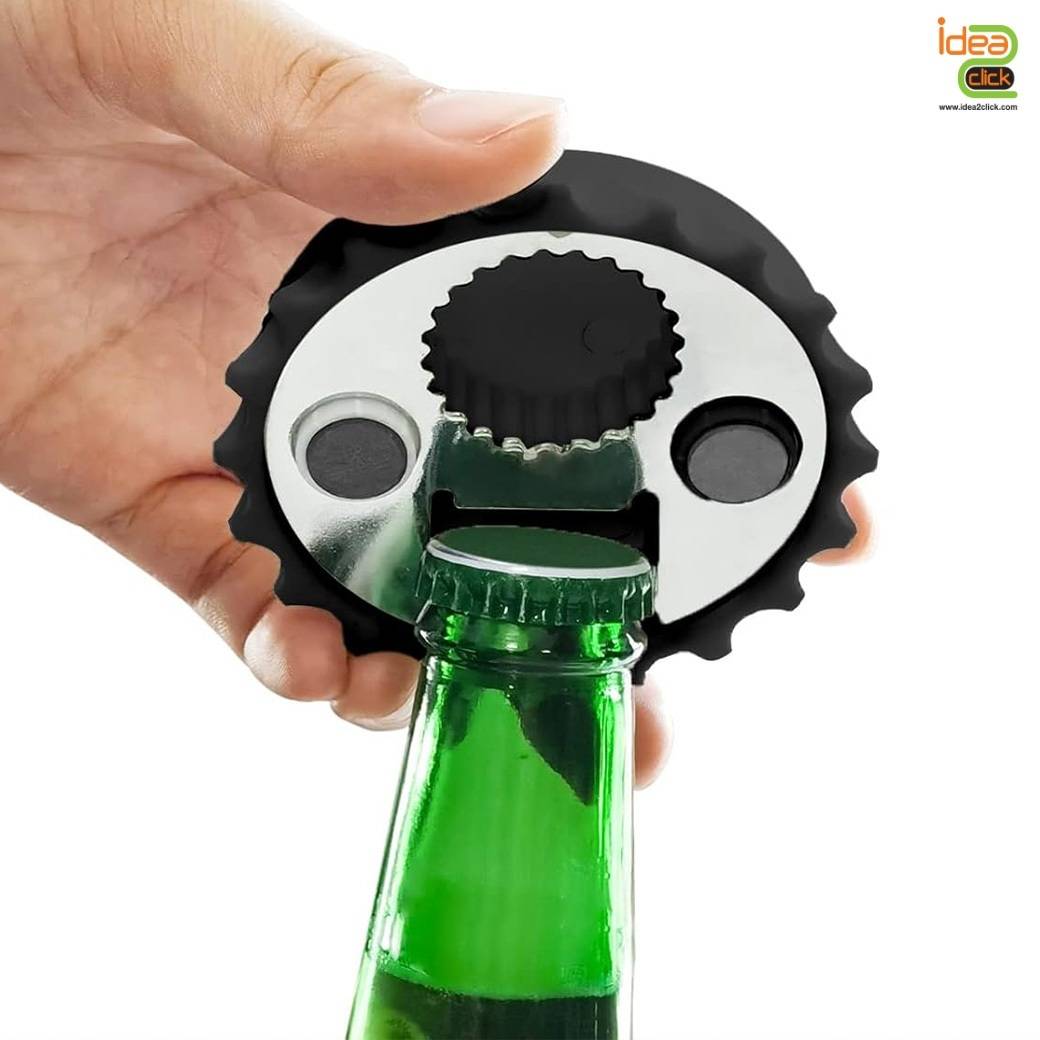 ที่เปิดขวดทรงฝาเบียร์ ขนาด 58 mm. สามารถใส่ภาพได้ตามต้องการ