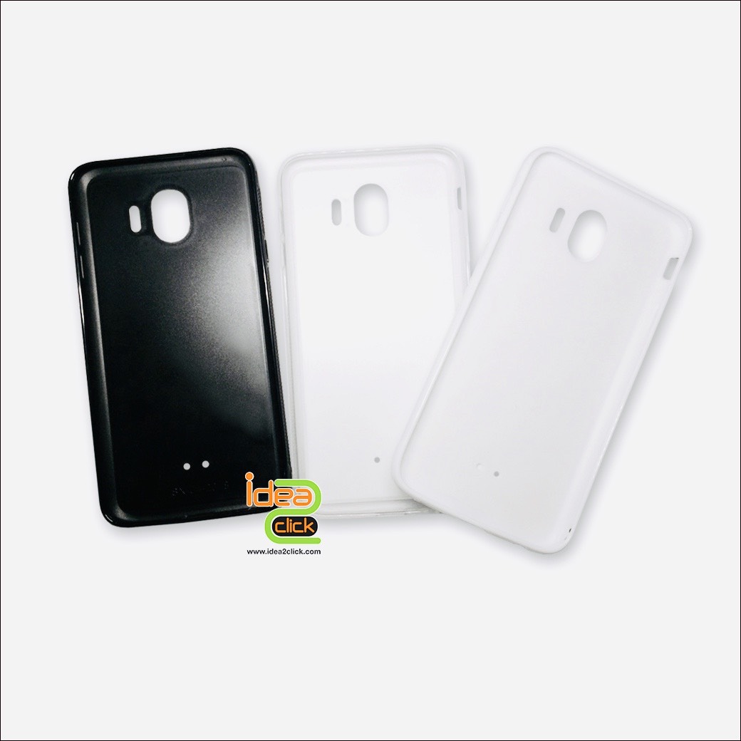 เคสพิมพ์ภาพแปะหลัง Samsung Galaxy J4 (2018) ขอบซิลิโคนมีปุ่มจับกันลื่น