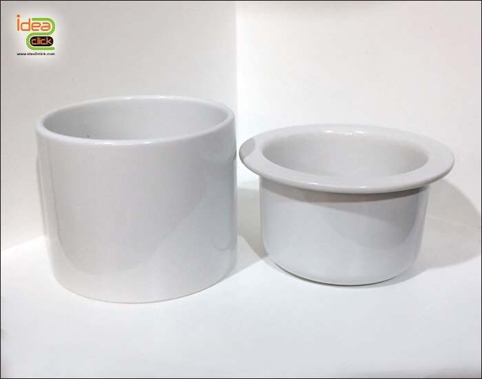 ถ้วยเก็บความเย็นเนื้อเซรามิก Ceramic Dip Chiller