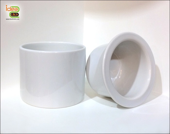 ถ้วยเก็บความเย็นเนื้อเซรามิก Ceramic Dip Chiller