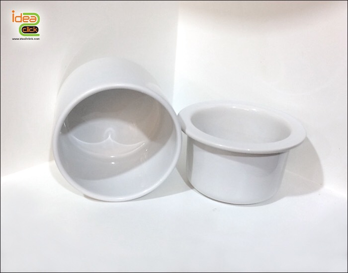 ถ้วยเก็บความเย็นเนื้อเซรามิก Ceramic Dip Chiller