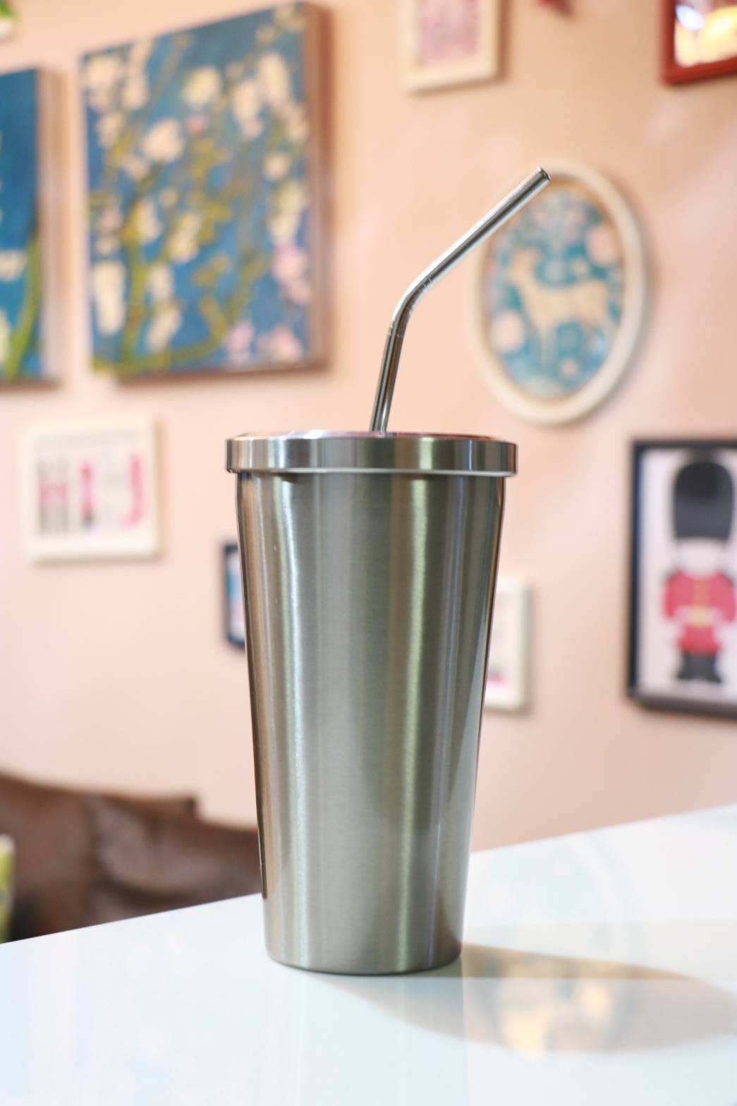 แก้วสแตนเลสทรง Starbuck Stainless Cup 16 oz. พิมพ์ภาพได้