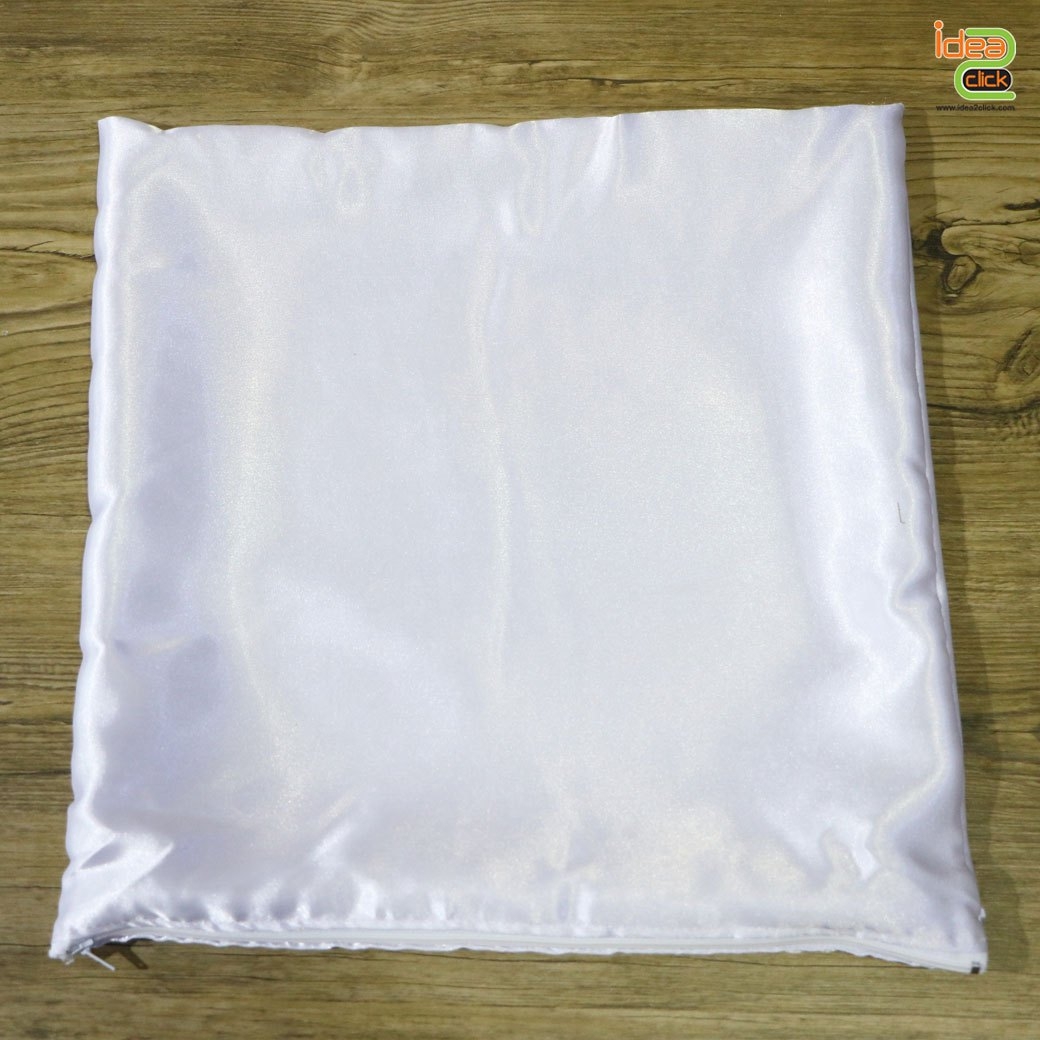 หมอนอิงผ้าไหมต่วน พิมพ์ภาพได้ 2 ด้าน