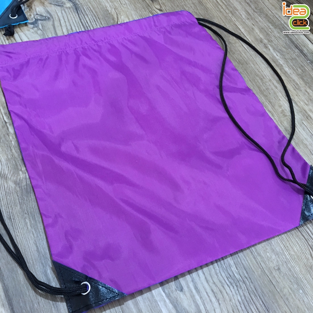 ถุงเป้ผ้าโพลีเอสเตอร์ สำหรับสกรีนหรือรีด Flex