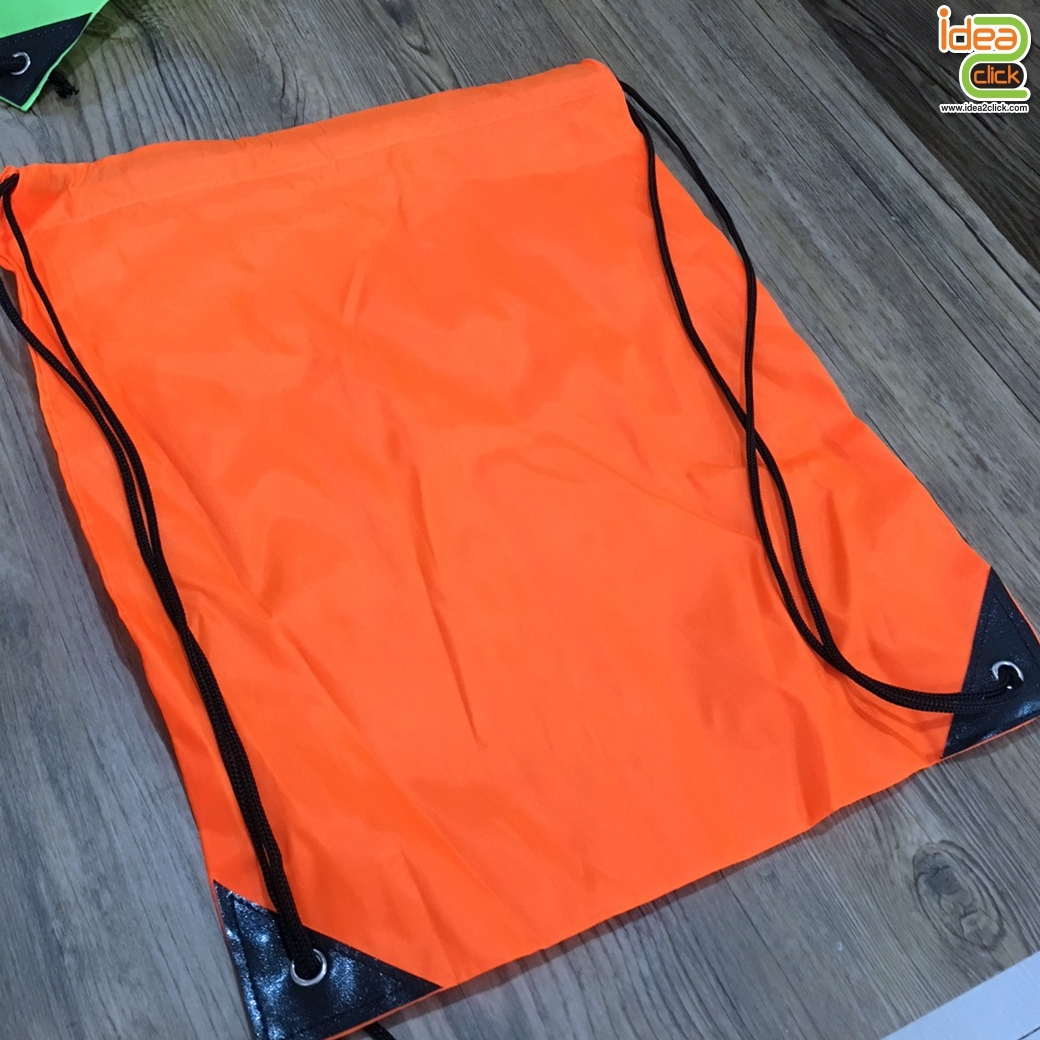 ถุงเป้ผ้าโพลีเอสเตอร์ สำหรับสกรีนหรือรีด Flex